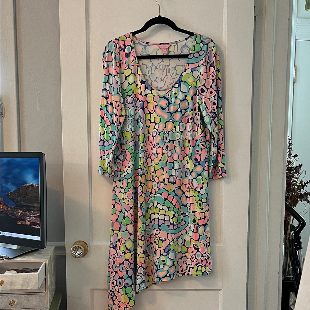 Lilly Pulitzer Multicolor Asymmetrical Dress